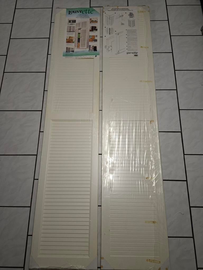 Nieuwe Dichte Louvre Deuren -          2 voor de prijs van 1, Doe-het-zelf en Verbouw, Deuren en Horren, Ophalen, Nieuw, Binnendeur