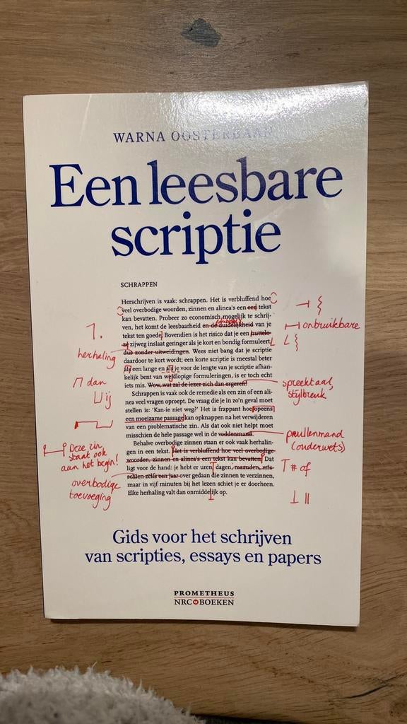 Een leesbare scriptie, Ophalen of Verzenden, Alpha, Zo goed als nieuw, HBO