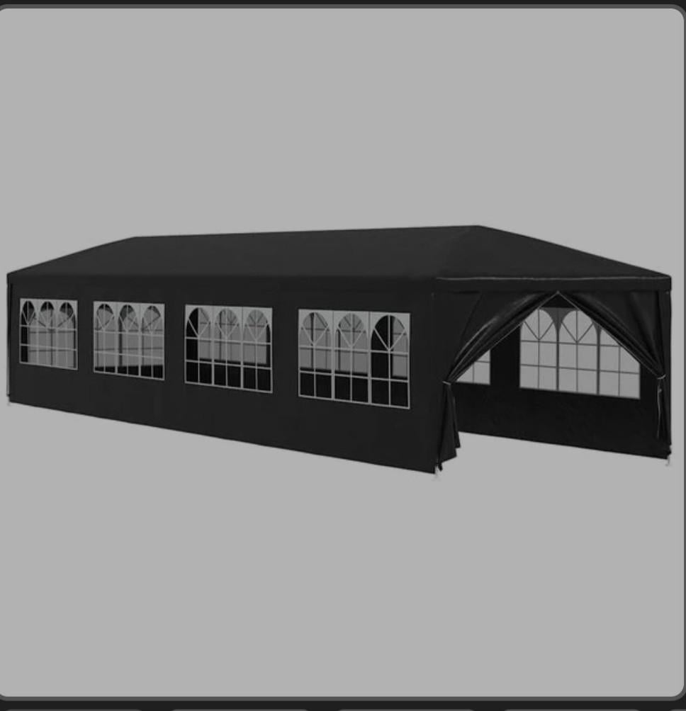 Tent 3x12 meter antraciet, Ophalen of Verzenden, Nieuw, Minder dan 5 meter