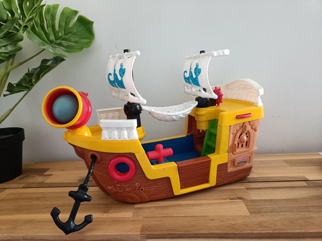 Little People Piratenboot, Ophalen, Gebruikt, Jongen of Meisje