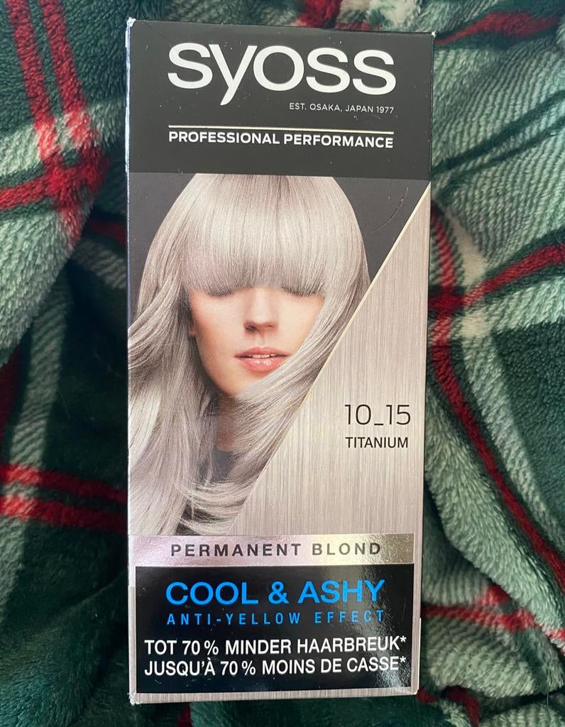 Haarverf - Syoss Color Baseline 10-15 Titanium, Ophalen of Verzenden, Nieuw, Overige typen