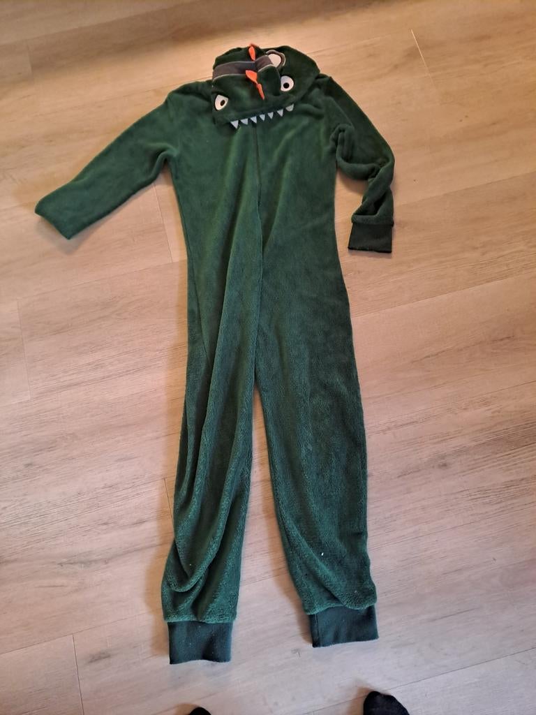 Groene onesie maat 158/164, Kinderen en Baby's, Kinderkleding | Maat 158, Ophalen of Verzenden
