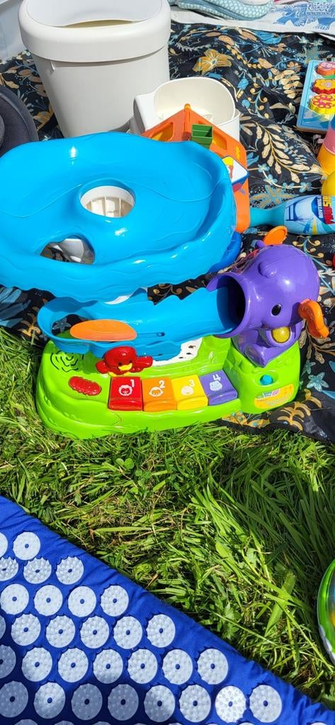 VTech Olifant Ballenbaan met Muziek en Geluid, Kinderen en Baby's, Speelgoed | Babyspeelgoed, Ophalen of Verzenden, Gebruikt, Overige typen