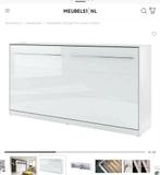 Inklapbaar bed, Ophalen, Eenpersoons, Wit, Nieuw