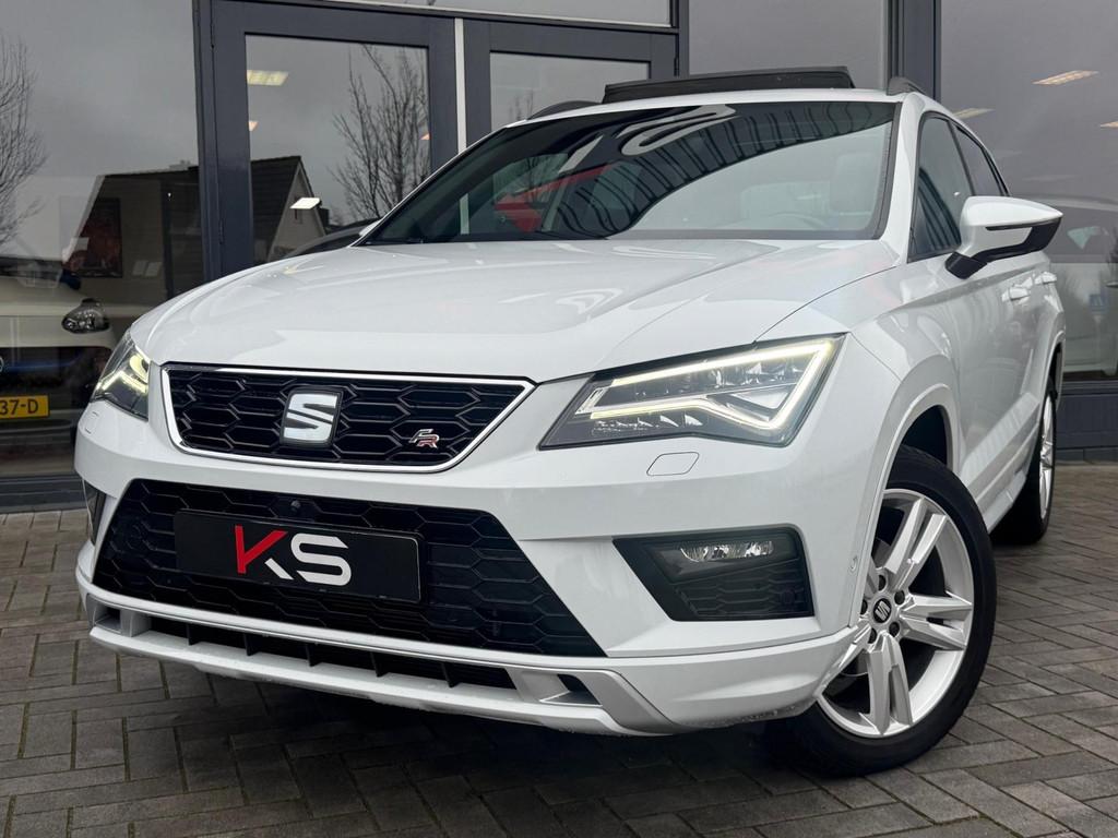 SEAT Ateca 1.5 TSI FR Business Intense Virtual Pano 360 came, 680 kg, 4 cilinders, 150 pk, Wit