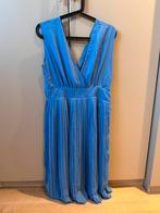 Pepe Jeans blauwe geplooide jurk - Maat L, Ophalen of Verzenden, Maat 42/44 (L), Blauw, Knielengte