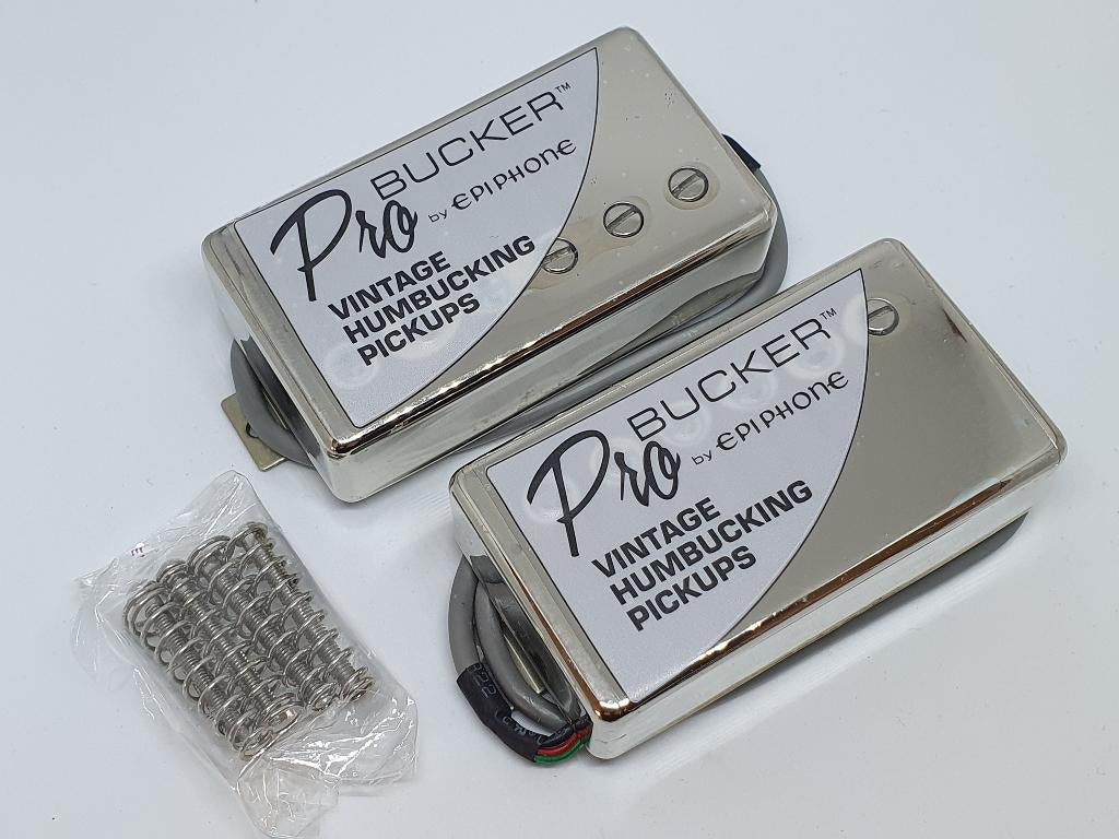 Epiphone Probucker pickup set plus Kabelboom compleet Nieuw, Ophalen of Verzenden, Nieuw, Elektrische gitaar