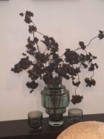 Mooie Kasai vaas, 2 theelichthouders en bloesem, Ophalen of Verzenden