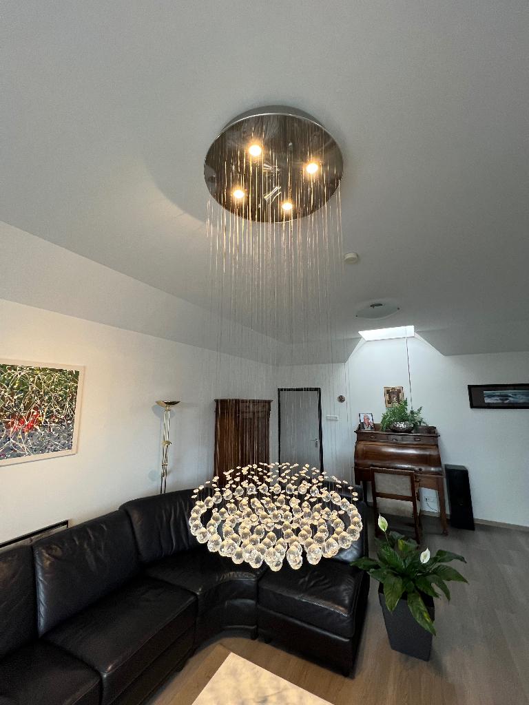 Design hanglamp, Huis en Inrichting, Lampen | Vloerlampen, Ophalen, Gebruikt, Glas, Italiaans