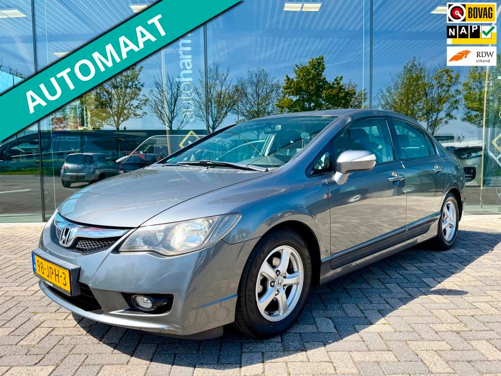 Honda Civic 1.3 Hybrid, NAP, 1e eigenaar, Euro 5, Stof, Gebruikt, Zwart