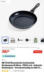 BK Vivid Koekenpan 28cm - Keramisch & Antiaanbak, Inductieplaat, Ophalen of Verzenden, Koekenpan of Braadpan, Nieuw