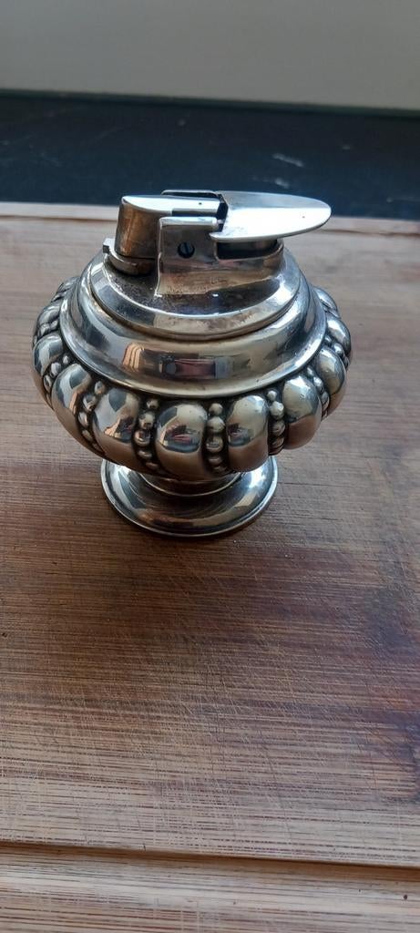 Ronson aansteker verzilverd, Ophalen of Verzenden, Gebruikt, Aansteker