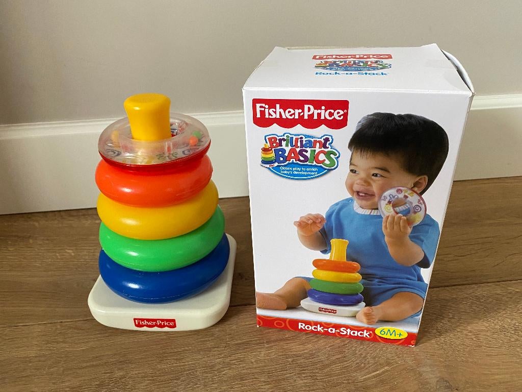 Fisher price stapel ringen Kado verjaardag Sint Kerst, Ophalen, Zo goed als nieuw, Speelset
