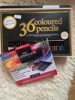 Complete Tekenset: Kleurpotloden, Soft Pastels & Schetsboek, Ophalen, Zo goed als nieuw, Overige typen