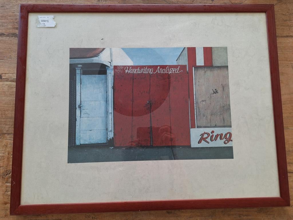 Siet Zuyderland (1942-2019) Litho: Reading VIII - 1979, Gebruikt, 50 tot 75 cm, Ophalen of Verzenden, Print