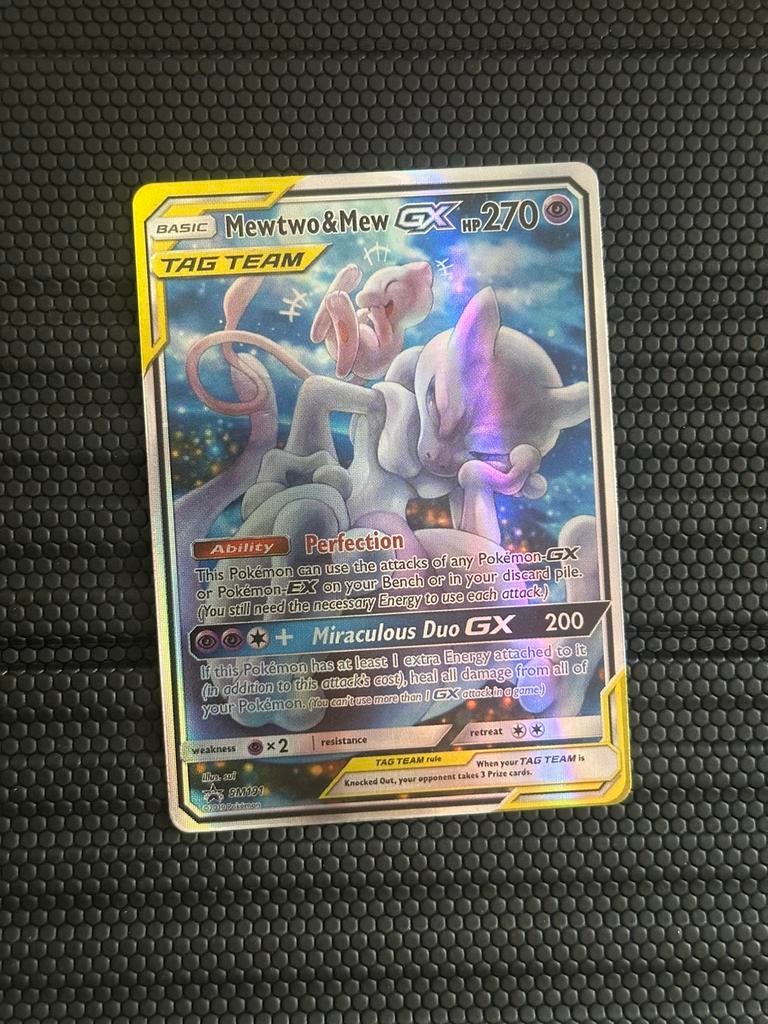 Mewtwo & Mew GX #SM191, Ophalen of Verzenden, Zo goed als nieuw