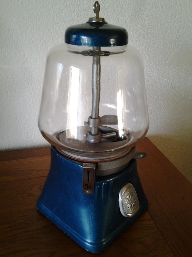 Amerikaanse Silver King pinda automaat retro sixties fifties, Verzamelen, Automaten | Overige, Ophalen, Gebruikt