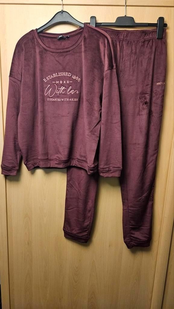 Mexx velours huispak, maat M, NIEUW!, Kleding | Dames, Huispakken, Maat 38/40 (M), Mexx, Overige kleuren, Nieuw