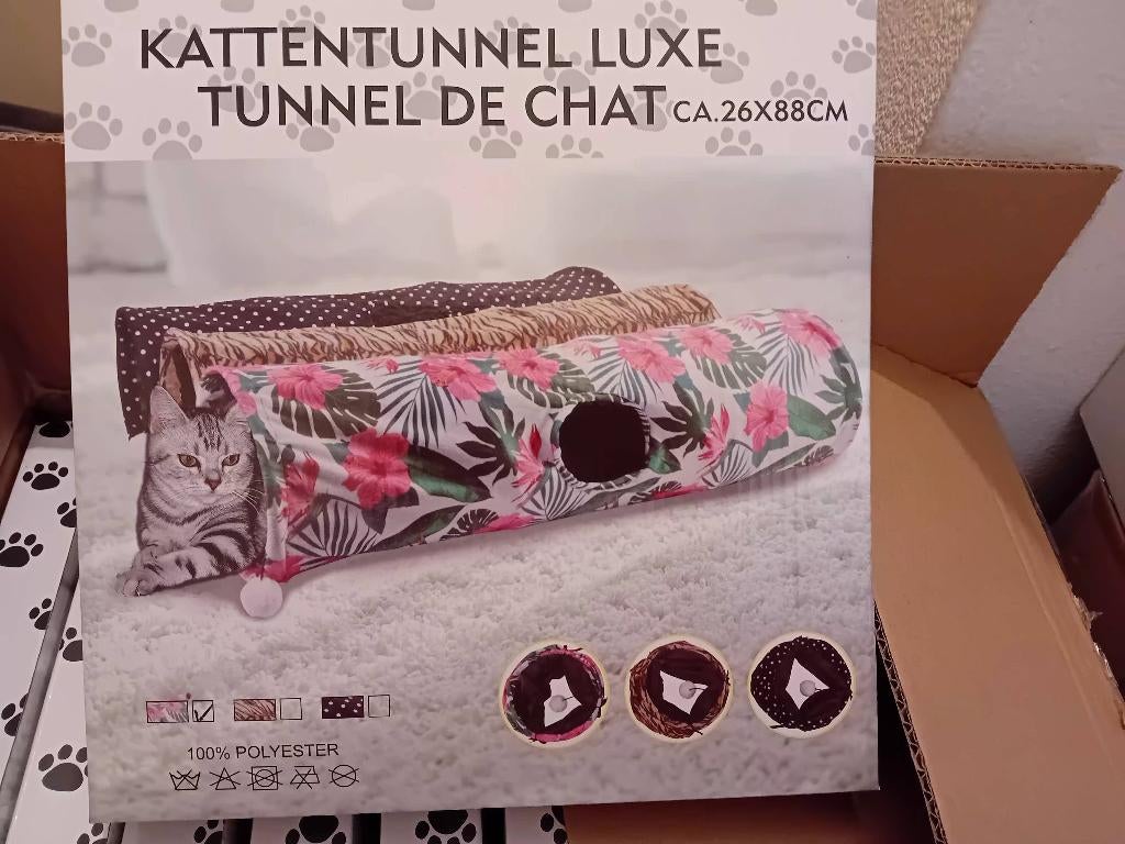 Luxe kattentunnel, Dieren en Toebehoren, Ophalen of Verzenden, Nieuw, Overig speelgoed