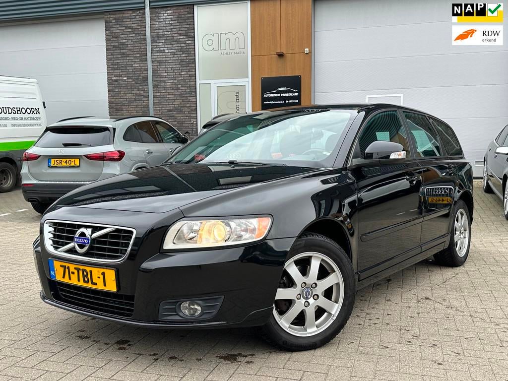 Volvo V50 2.0 Business Edition | dealer onderhouden | nieuwe, Auto's, Gebruikt, Parkeersensor, Zwart, Origineel Nederlands