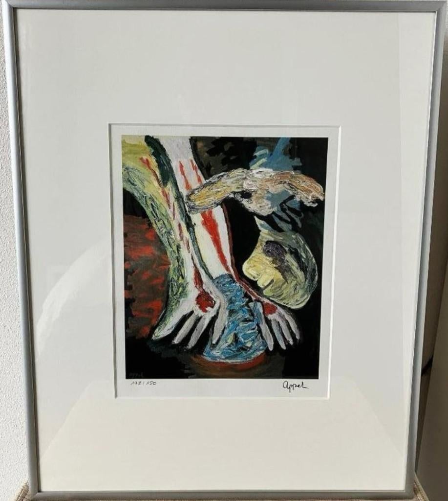 Karel Appel (1921-2006) - The Kiss, Ophalen of Verzenden
