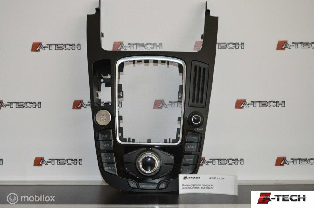 Navigatie bedieningspaneel Audi A5 B8 ('07-'16) 8t0919609c, Audi, Gebruikt, Audi, Ophalen of Verzenden