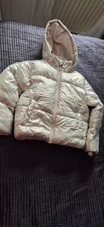 Metallic champagne gouden winterjas maat 134/140, Ophalen of Verzenden, Zo goed als nieuw, Meisje, Jas