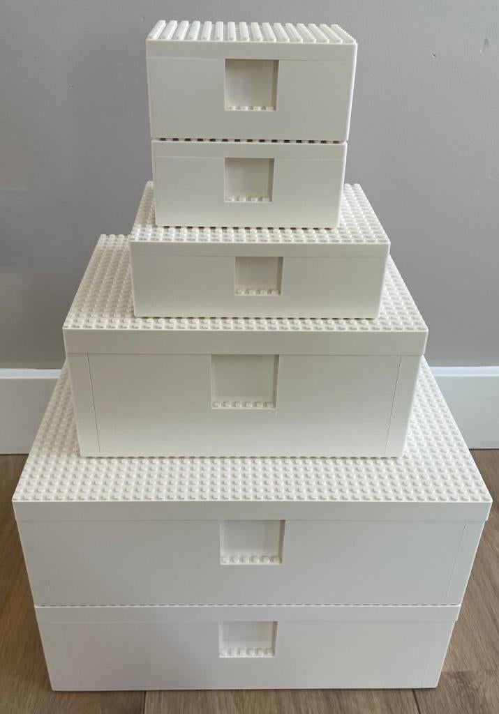 LEGO IKEA BYGGLEK Set van 6 opbergboxen, Overige thema's, Lego, Overige typen, Ophalen of Verzenden