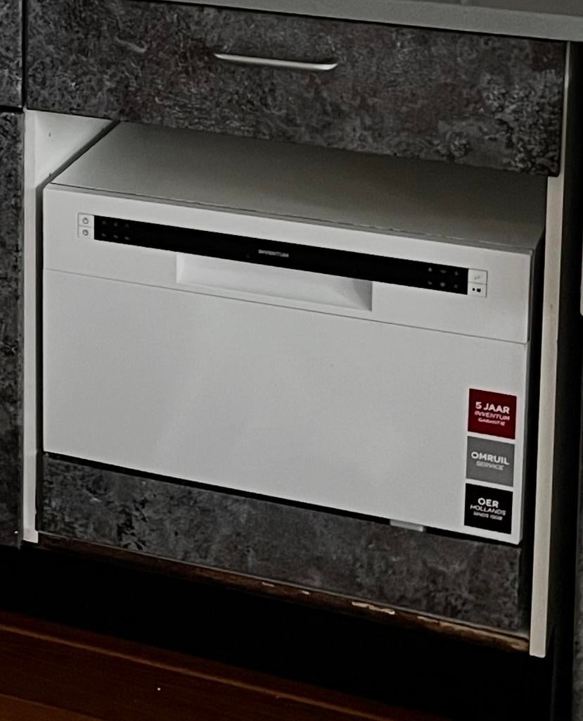 Defecte Inventum mini vaatwasser - voor onderdelen/reparatie, Witgoed en Apparatuur, Vaatwasmachines, Ophalen, Niet werkend, Vrijstaand