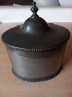 Antieke Engels tinnen tabakspot van James Dixon& sons, Antiek en Kunst, Antiek | Tin, Ophalen of Verzenden