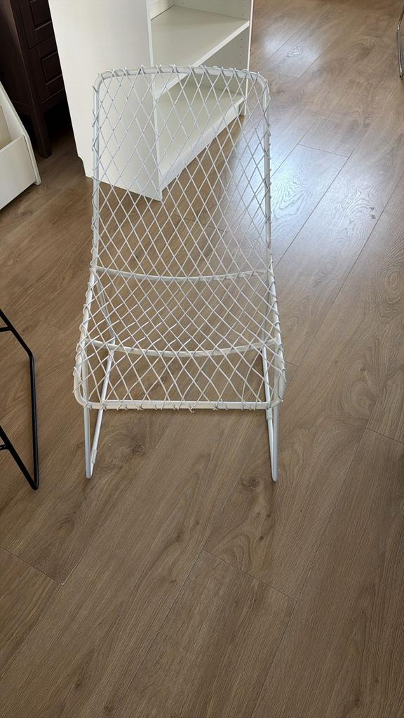 HK Living zitstoel, Ophalen, Zo goed als nieuw, Wit, Eén