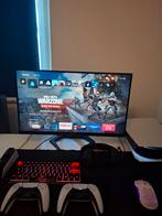 PS5 Gaming Setup – PS5 + 27” 165Hz Monitor + Accessoires, Ophalen, Zo goed als nieuw, Playstation 5