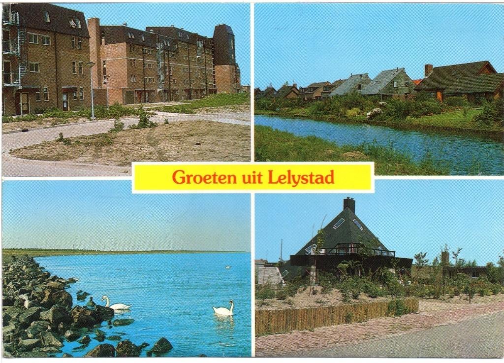 Lelystad  Groeten uit, Ophalen of Verzenden, Gelopen, Flevoland