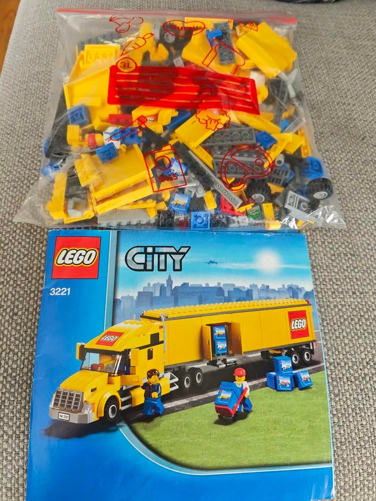 Lego City Vrachtwagen 3221, Kinderen en Baby's, Speelgoed | Duplo en Lego, Lego, Ophalen of Verzenden, Compleet, Complete set