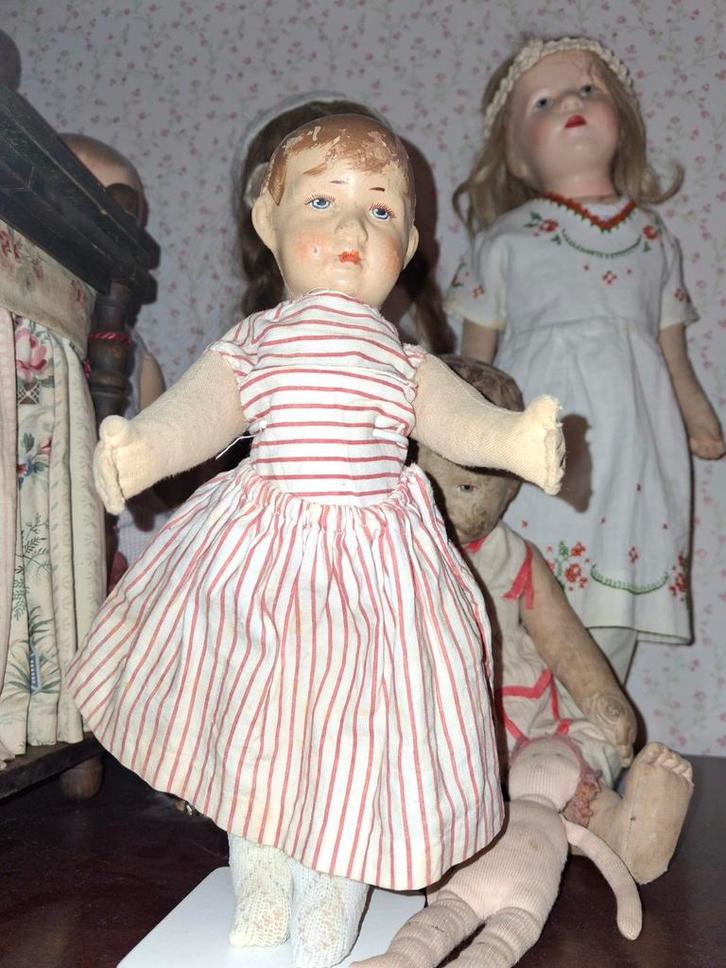 Vermoedelijk een bing popje., Verzamelen, Poppen, Gebruikt, Overige typen, Ophalen of Verzenden