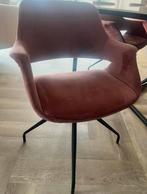 Set van 8 draaibare eetkamerstoelen, velvet, Huis en Inrichting, Stoelen, Ophalen, Overige materialen, Overige kleuren, Zo goed als nieuw
