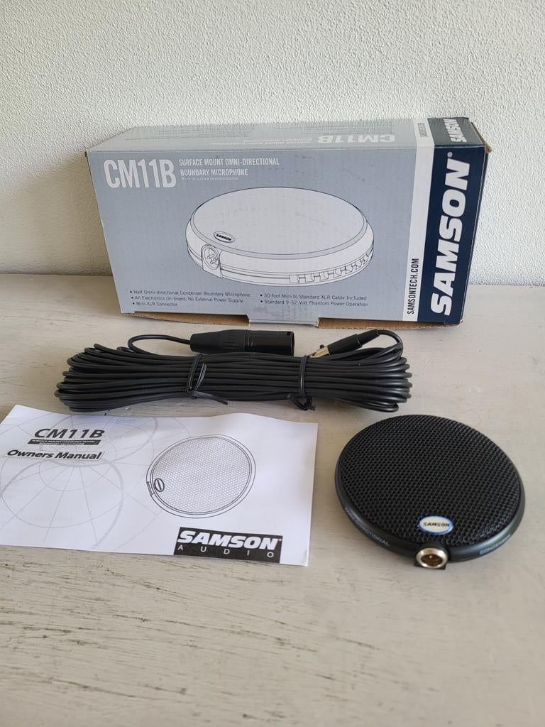 Samson CM11B Omni-Directionele Boundary Microfoon, Ophalen of Verzenden, Nieuw, Overige typen