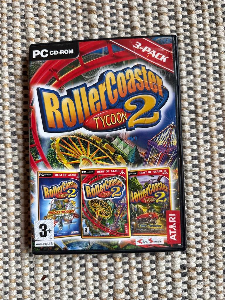 RollerCoaster Tycoon 2 - 3-Pack PC, Spelcomputers en Games, 1 speler, Ophalen of Verzenden, Zo goed als nieuw, Vanaf 3 jaar