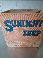 Vintage Sunlight Zeep doos, Ophalen, Gebruikt, Verpakking