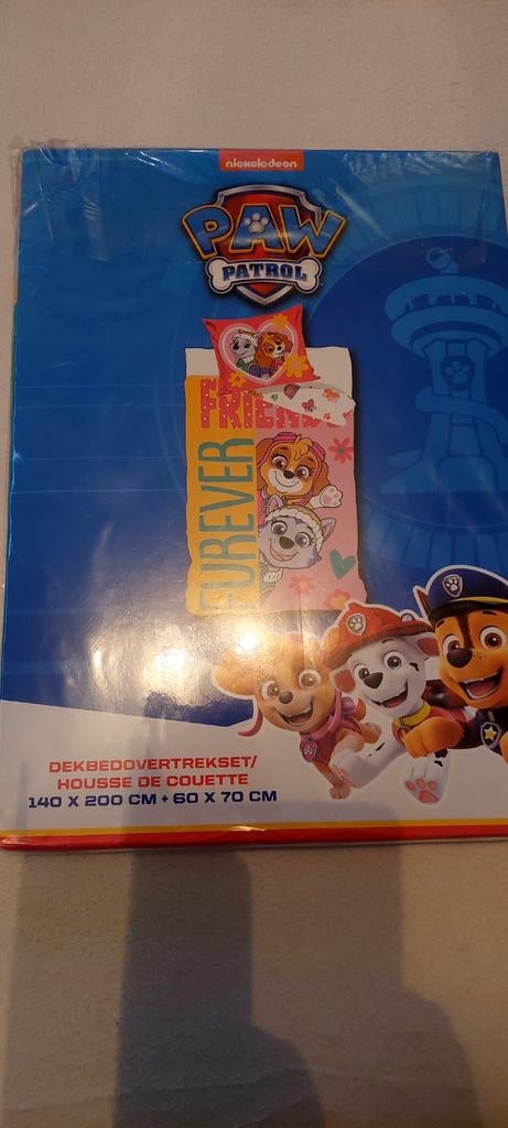 Paw Patrol ( 1 persoons) dekbedovertrek   maat 140x200x80x70, Ophalen of Verzenden, Nieuw, Jongetje of Meisje, Dekbedovertrek