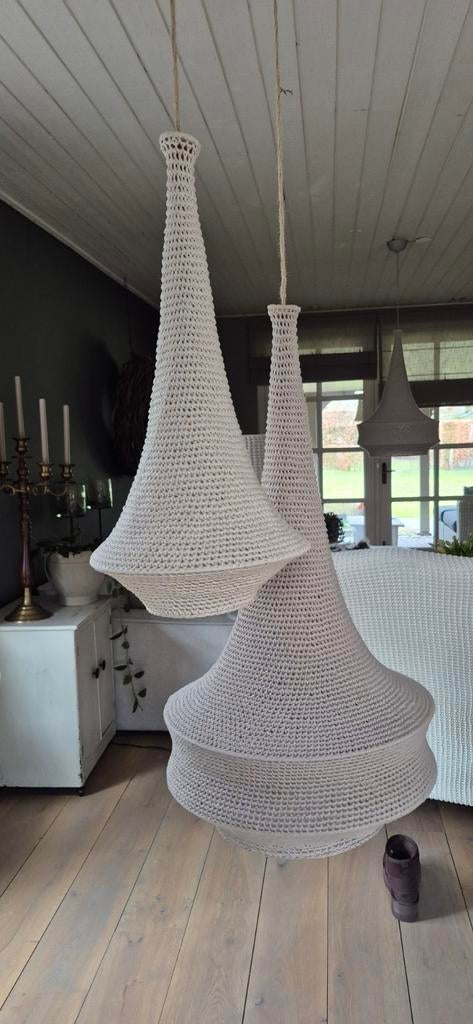 Gehaakte Marokkaanse kroonluchters/lampen, Ophalen, Nieuw, Boho Ibiza