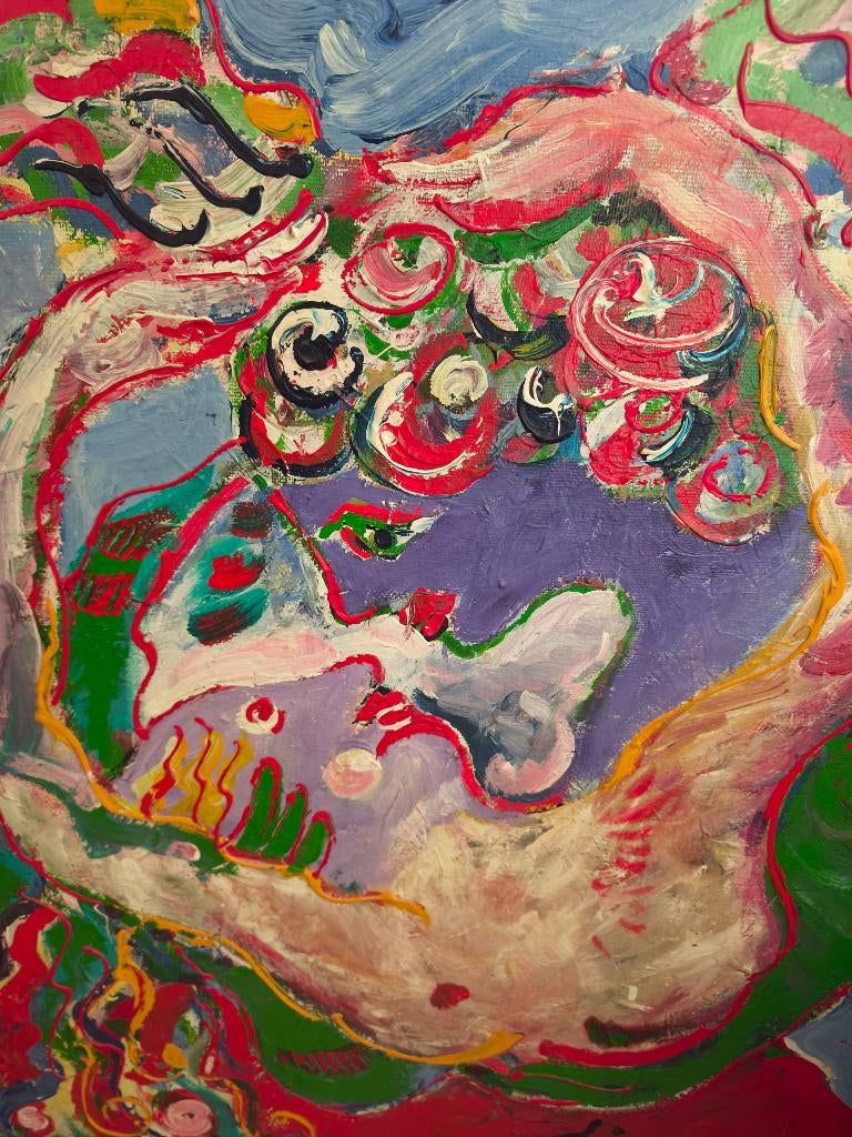 Schilderij, Antiek en Kunst, Kunst | Schilderijen | Modern, Ophalen of Verzenden