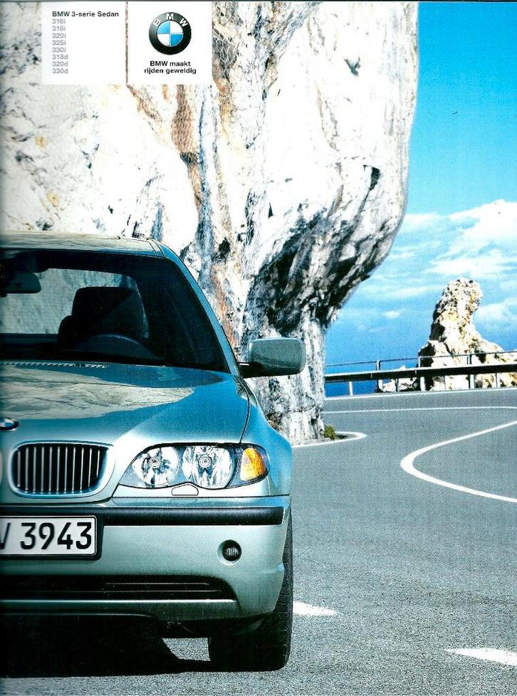 Brochure BMW 3 Serie Sedan 2004, Boeken, Auto's | Folders en Tijdschriften, Gelezen, BMW, Ophalen of Verzenden