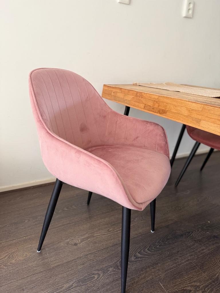 Velvel stoel koopje, Huis en Inrichting, Stoelen, Ophalen, Overige materialen, Gebruikt, Overige kleuren