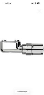 Vasco design thermostaat radiator haaks chroom, Thermostaat, Nieuw, Minder dan 60 cm, Ophalen of Verzenden