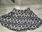 H&M Zwart-witte rok met patroon, maat 44, H&M, Zwart, Maat 42/44 (L), Ophalen of Verzenden