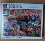 Puzzel kittens in the kitchen 55847 King, Ophalen of Verzenden, 500 t/m 1500 stukjes, Zo goed als nieuw, Legpuzzel