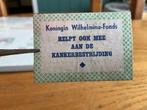 Sluitzegel: koningin Wilhelmina fonds, Verzenden, Na 1940, Gestempeld