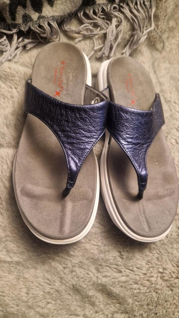 Xsensible Stretchwalker slippers donkerblauw 40 G, Blauw, Ophalen of Verzenden, Gedragen, Slippers