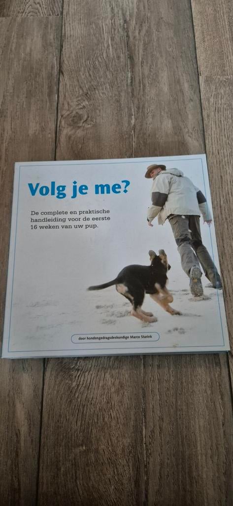 Volg je me? Puppy handleiding Marco Starink, Ophalen of Verzenden, Zo goed als nieuw, Honden, Marco Starink